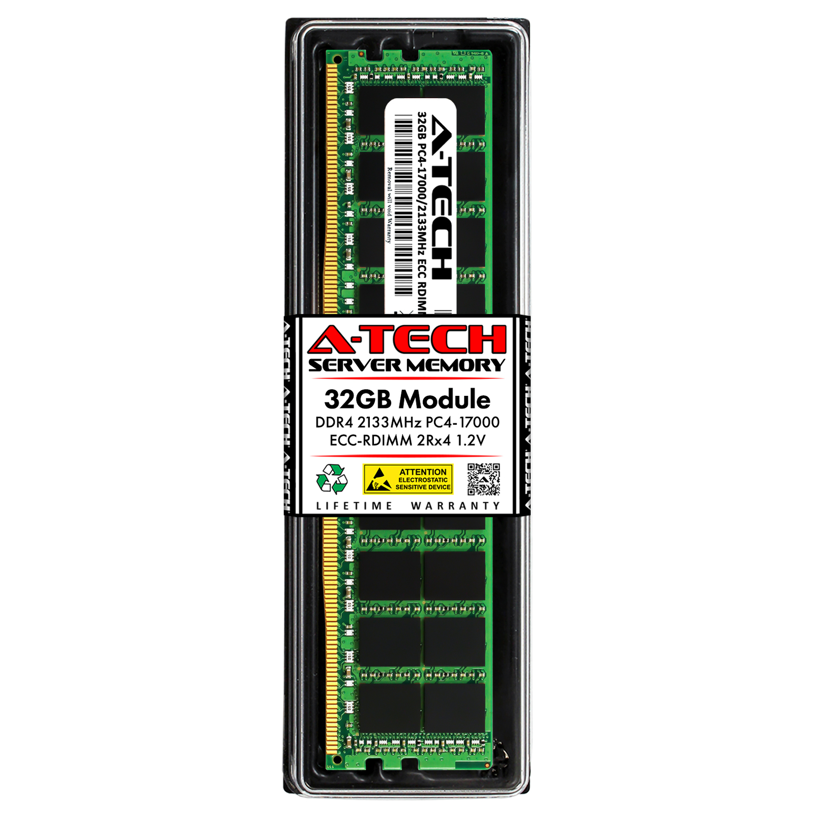 32GB DDR4 PC4-17000R ECC RDIMM Replacement for Hynix HMA84GR7AFR4N-TF Memory RAM