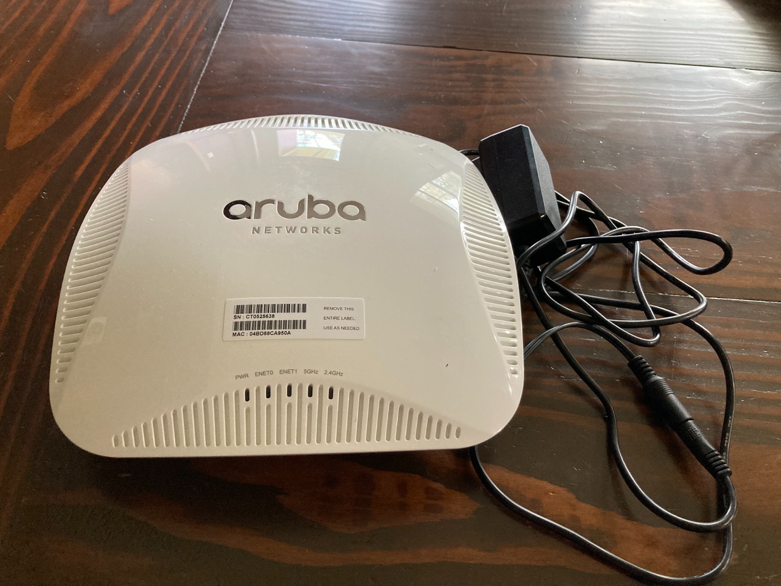 Aruba Networks Inc APIN0225 with Cable - Powers On - Wireless Access Point