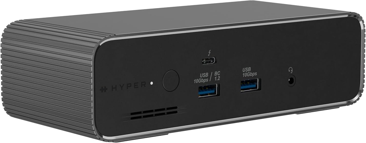 New - HyperDrive Next Thunderbolt 5 Dock with SSD Enclosure (Dark Gray)