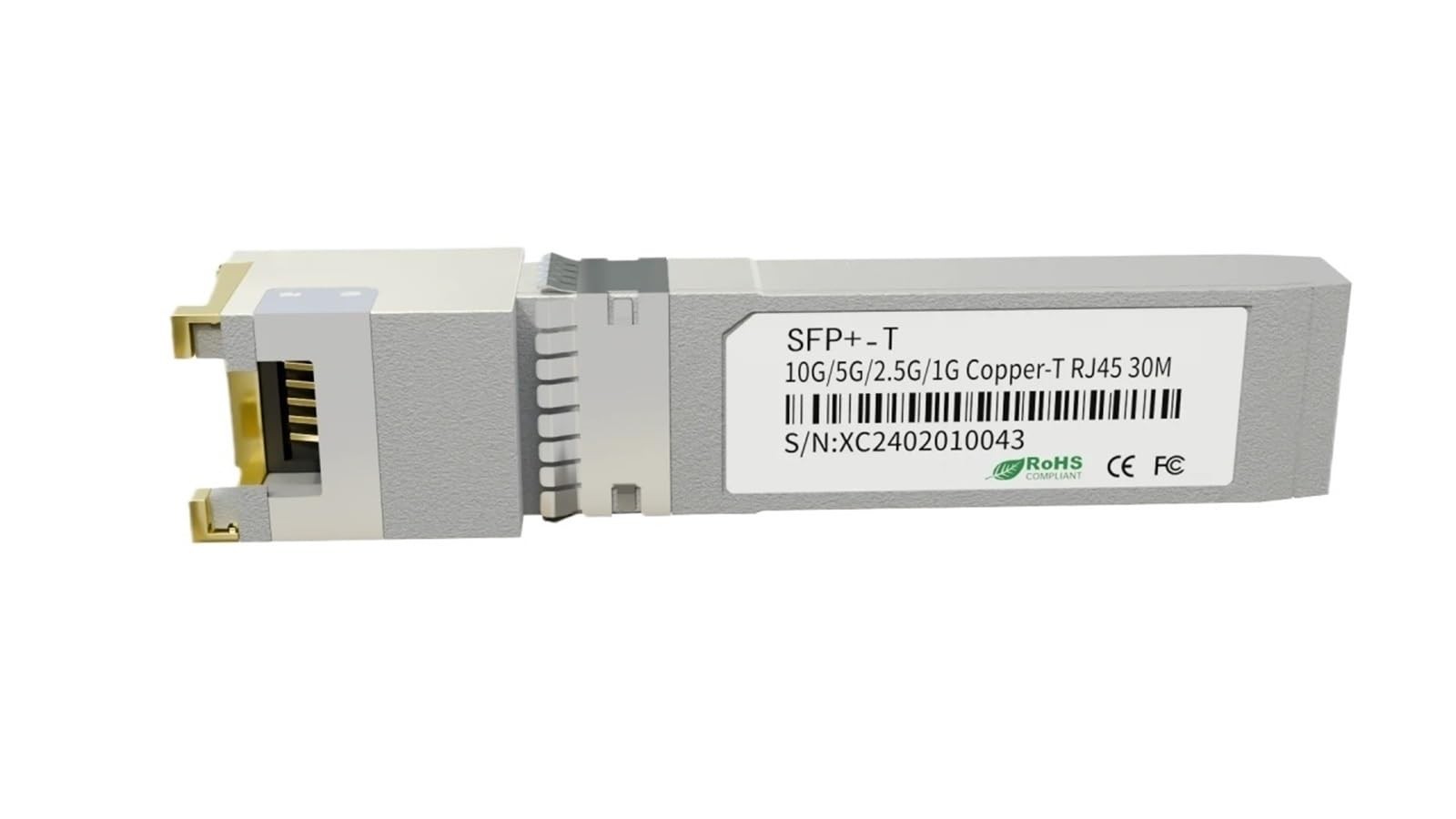 For Cisco SFP-10G-T-X Transceiver Multi-Rate 1G/2.5G/5G/10G SFP+ to RJ45 Module