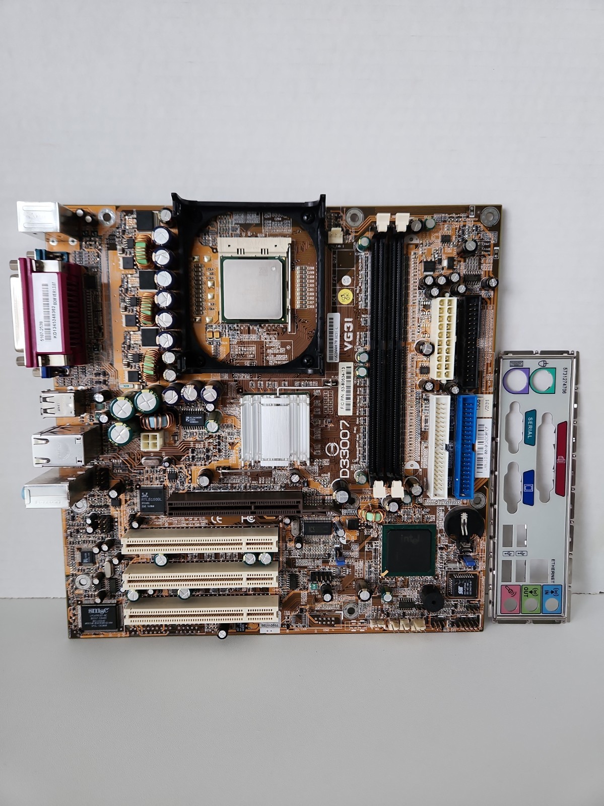 FIC VG31 ATX Socket 478 Intel DDR SDRAM Motherboard with AGP Slot Retro Gaming