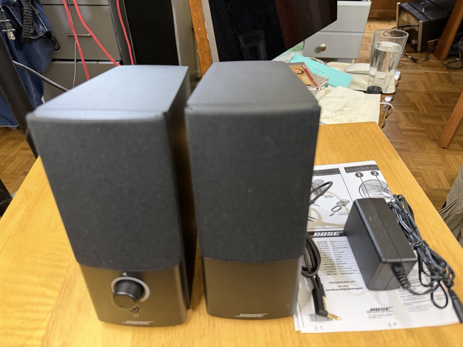 Bose Companion 2 Series III Multimedia PC Laptop Speakers w/AC Adapter