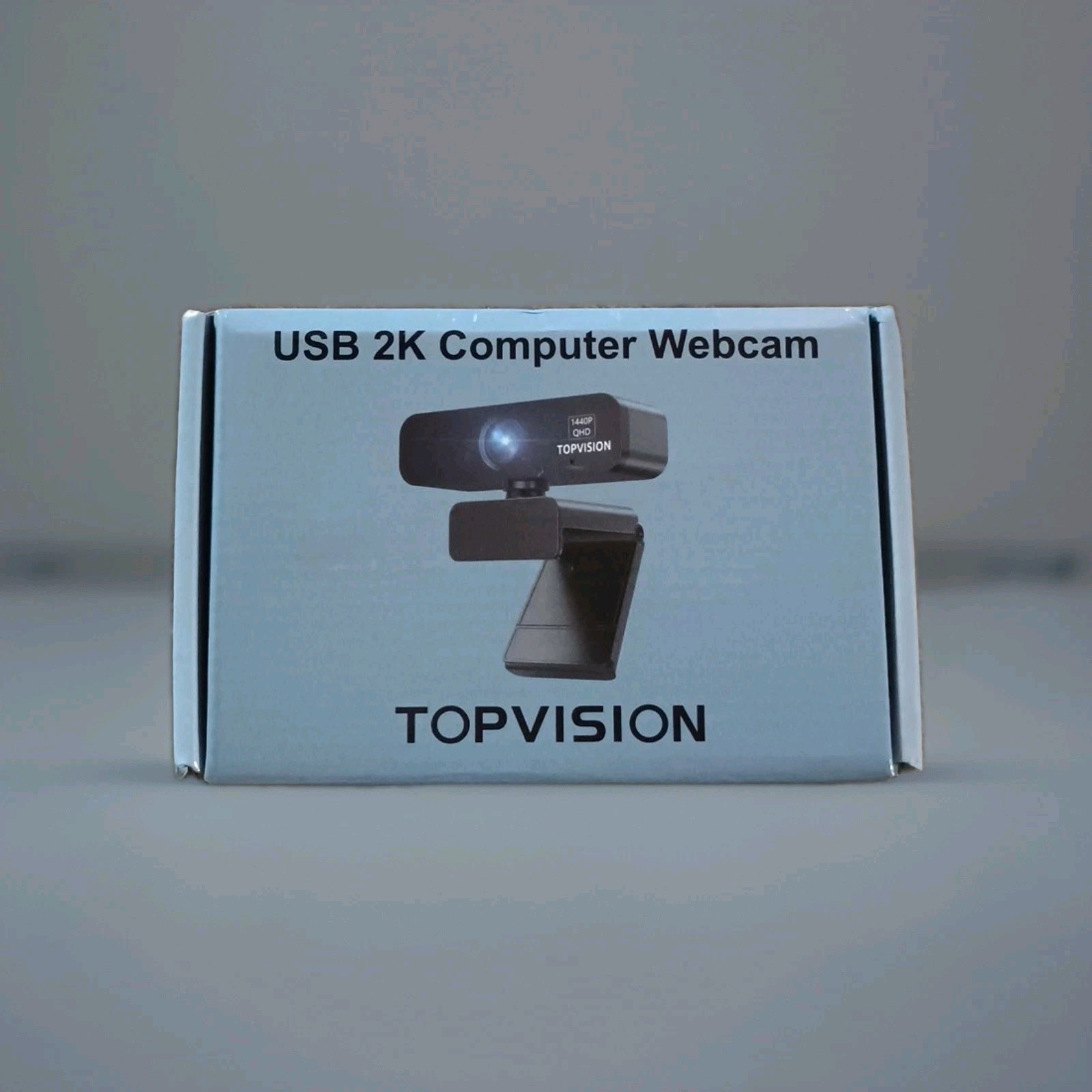 2K QHD Webcam with Microphone and Stand, Plug and Play Streaming Computer Camera