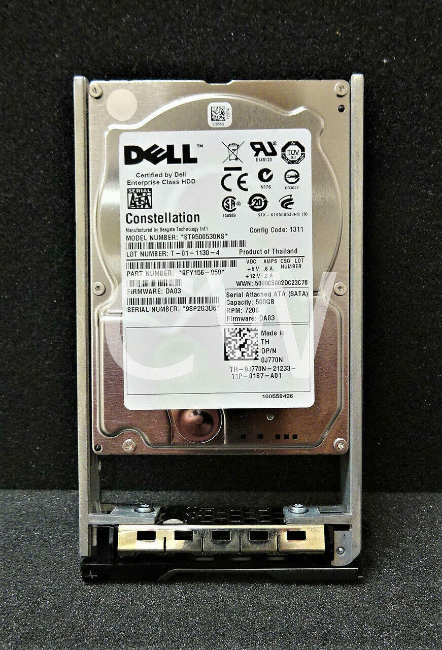 J770N ST9500530NS Dell 500GB 7200RPM 3Gbps 2.5\