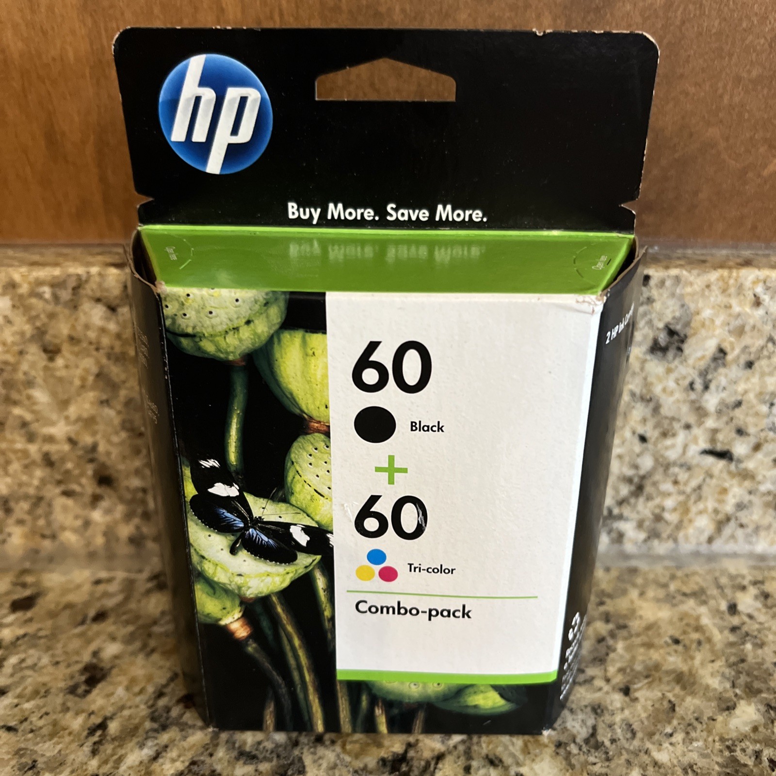 HP Combo Pack 2 HP Ink Cartridges Black & Tri-Color Exp. Nov 2011 Pre-owned New