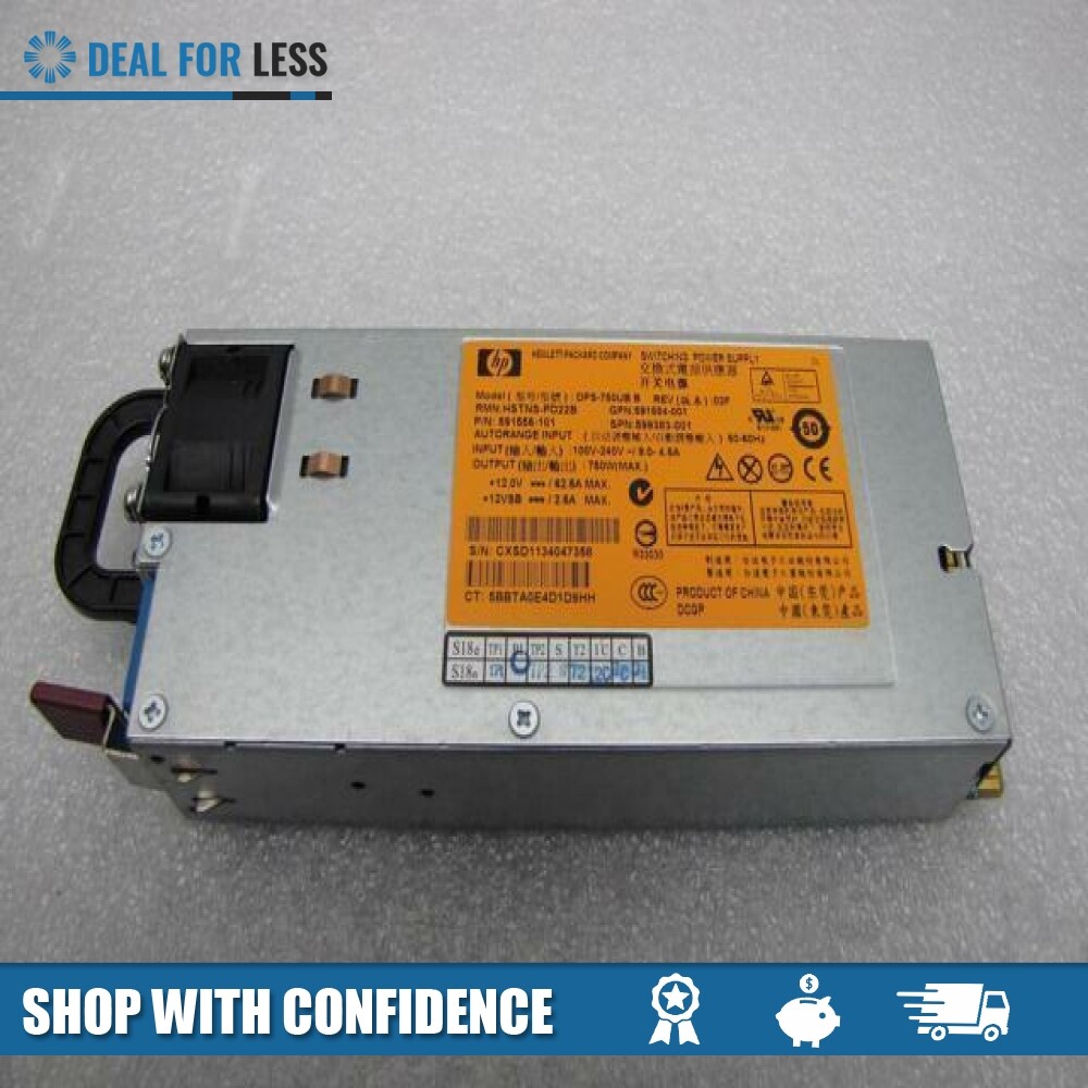 HP 593831-B21/591554-001/599383-001/DPS-750UB- 750W CS platinum power supply