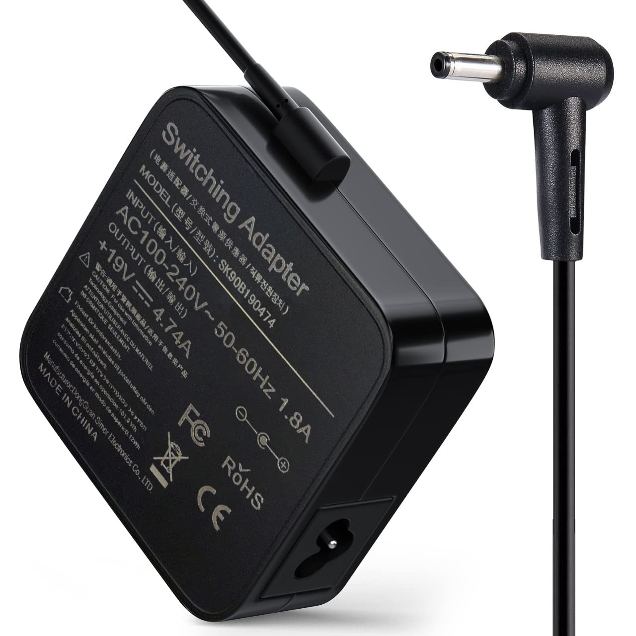 90W Charger with Asus Vivobook ExpertBook Power Cord