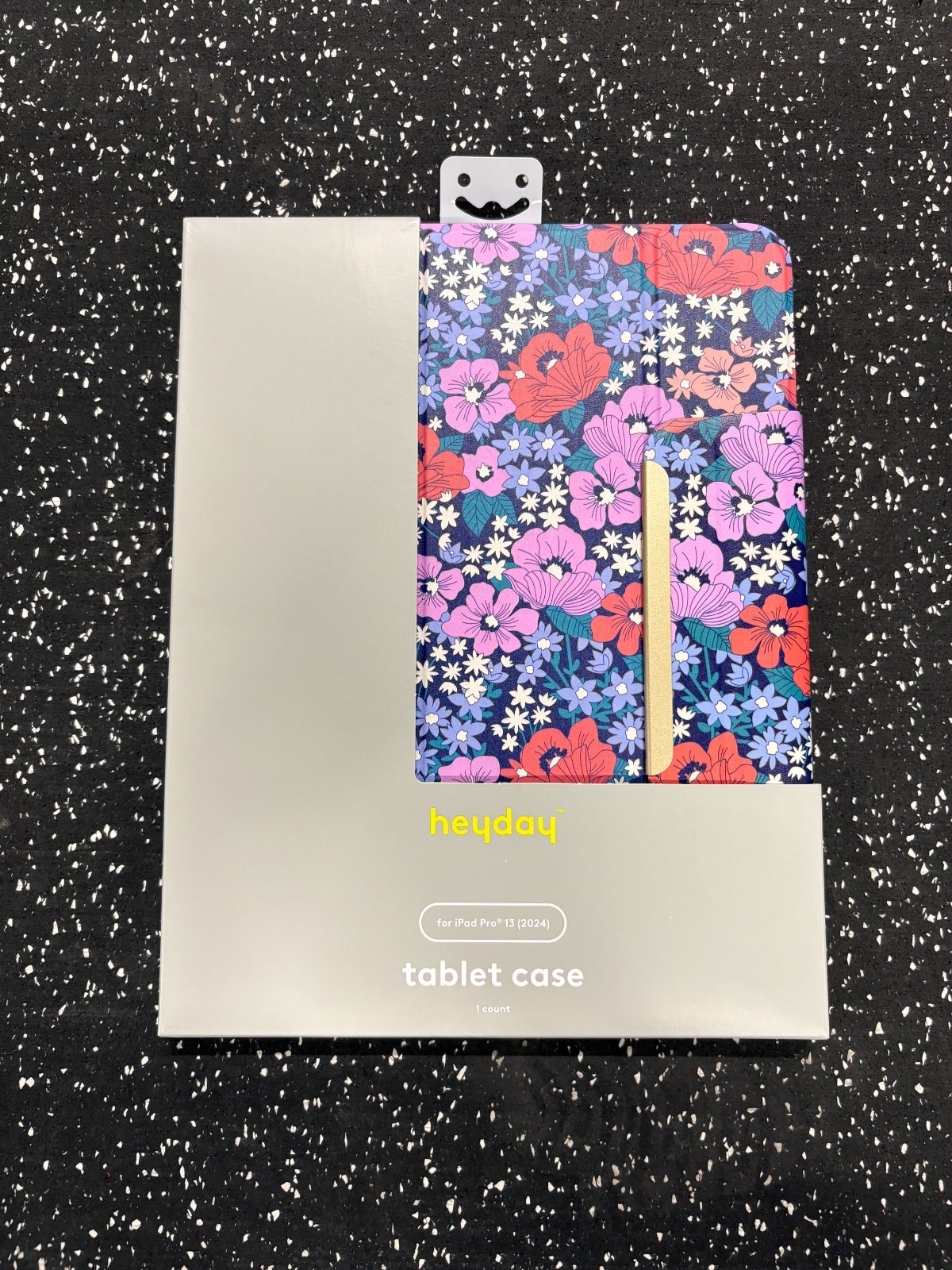 heyday Floral Tablet Case for Apple iPad Pro 13 (2024) Stand, Stylus Holder