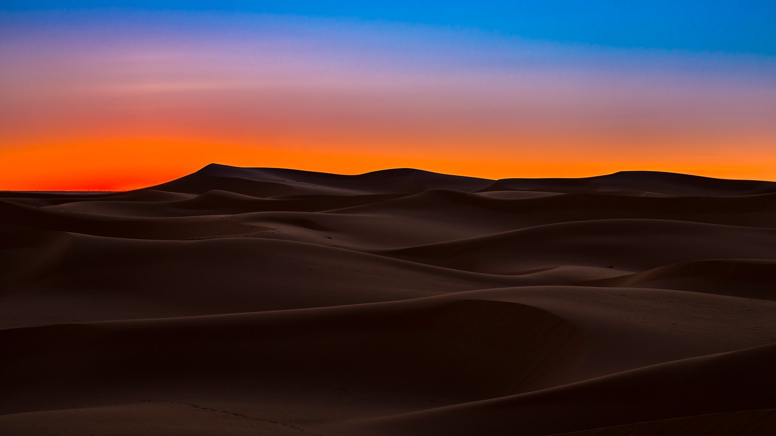 Landscape nature sand dunes sky sunset clear sahara Custom Gaming Mat Desk