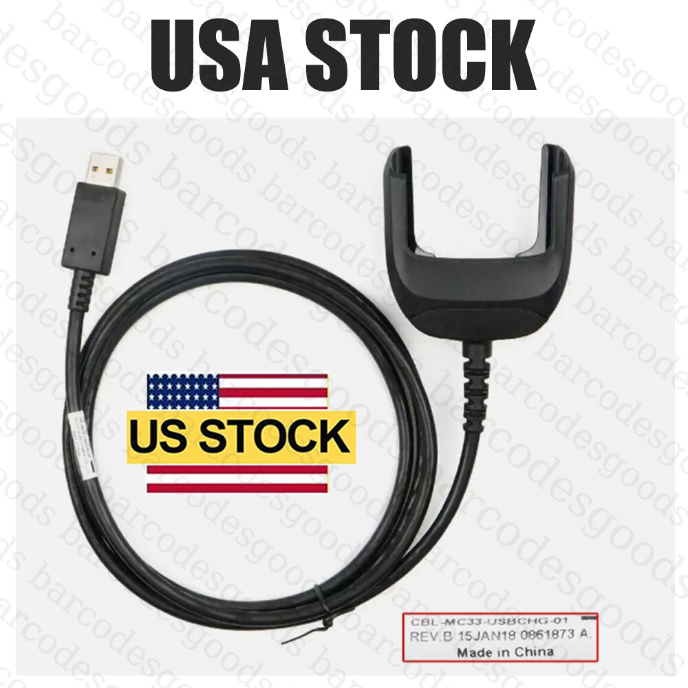USB Comm & Charging Cable (CBL-MC33-USBCHG-01) for Zebra Symbol MC3300