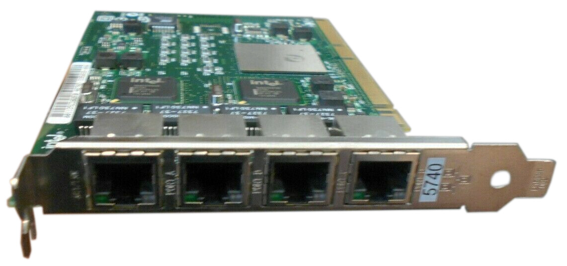 IBM 03N5444 4-Port 10/100/1000 Base-TX PCI-X Ethernet Card (LOT OF 8)