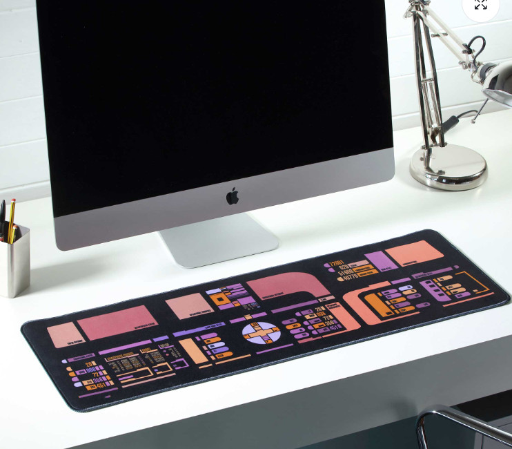 Star Trek Desk Mat: U.S.S. Enterprise NCC-1701-D Ops Station Lcars