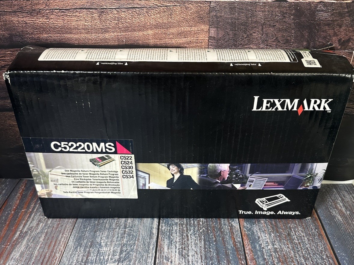 OEM Lexmark C5220MS Magenta Toner Cartridge Genuine New Sealed C522 C524 C534
