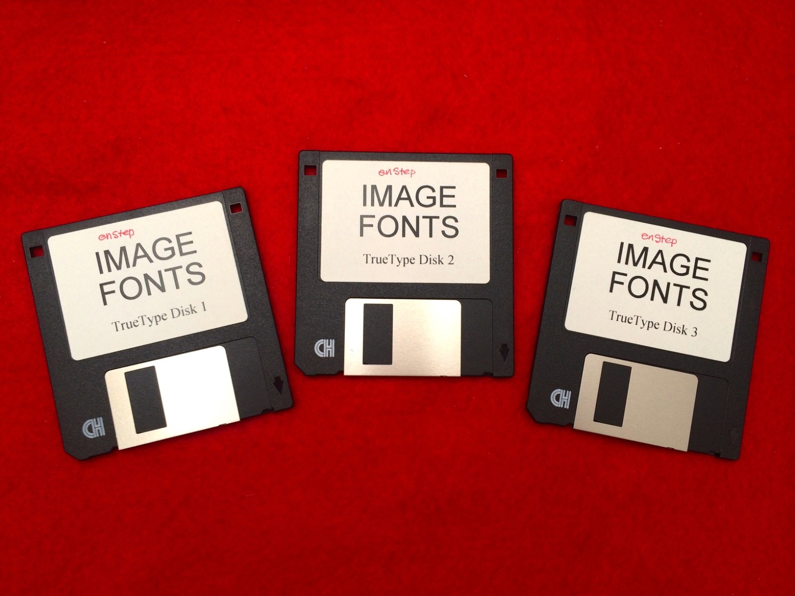 Image Fonts 3 Disk set / Macintosh Computer Software