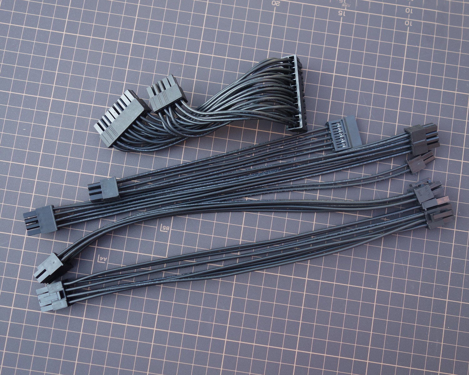 Custom Unsleeved Cable Kit for Thorzone Mjolnir SFX PSU EVGA GM Corsair SF ITX