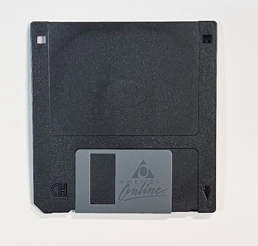 50 NEW Floppy Disks. Manufactured for AOL -- tested and newly formatted in 2025