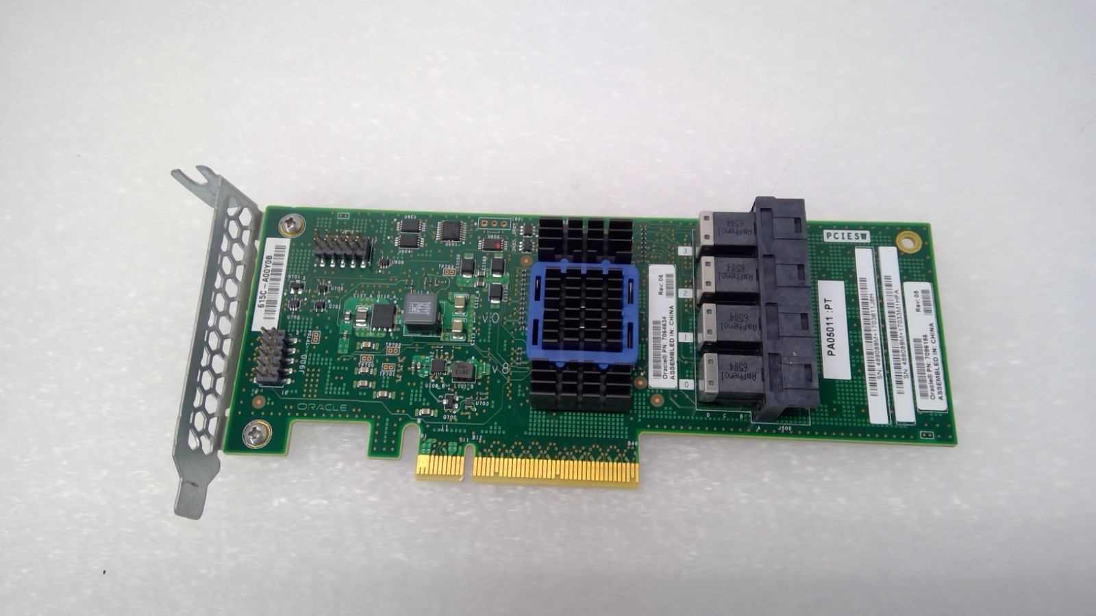 Oracle 7096186 8-Port PCIe Switch Controller Card Low Profile 7064634 PEX8749