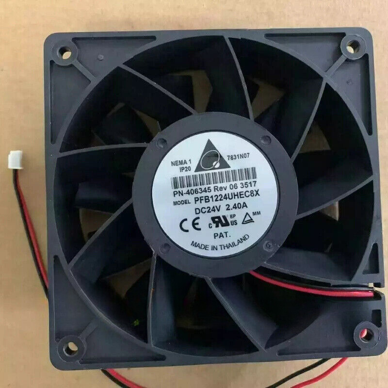 NEW 1PCS Delta PFB1224UHE Large Air Volume Inverter Cooling Fan 24V 12038 2.40A 