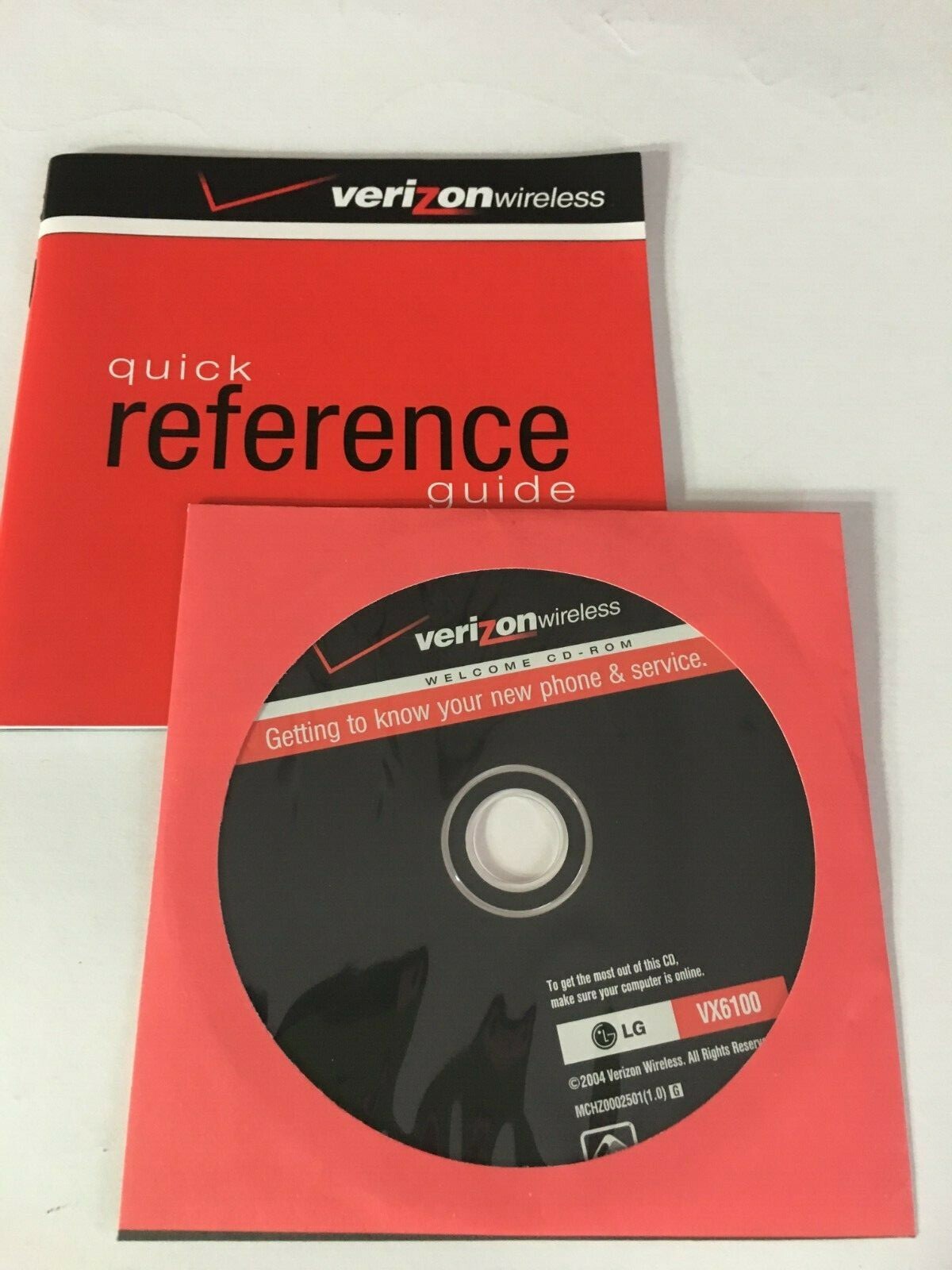 Verizon Wireless Welcome CD Getting to Know Your New Phone & Service LG VX6100