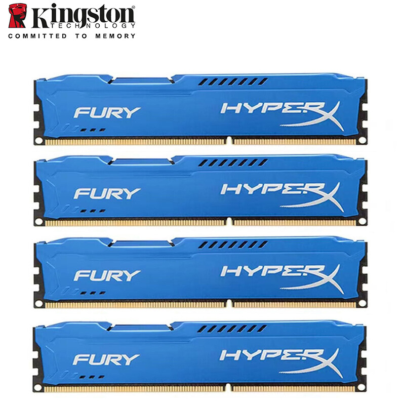 32GB (4 x 8GB) DDR3 1333 (PC3 10600) Gaming Memory HX313C9FB/8 for Desktop Blue