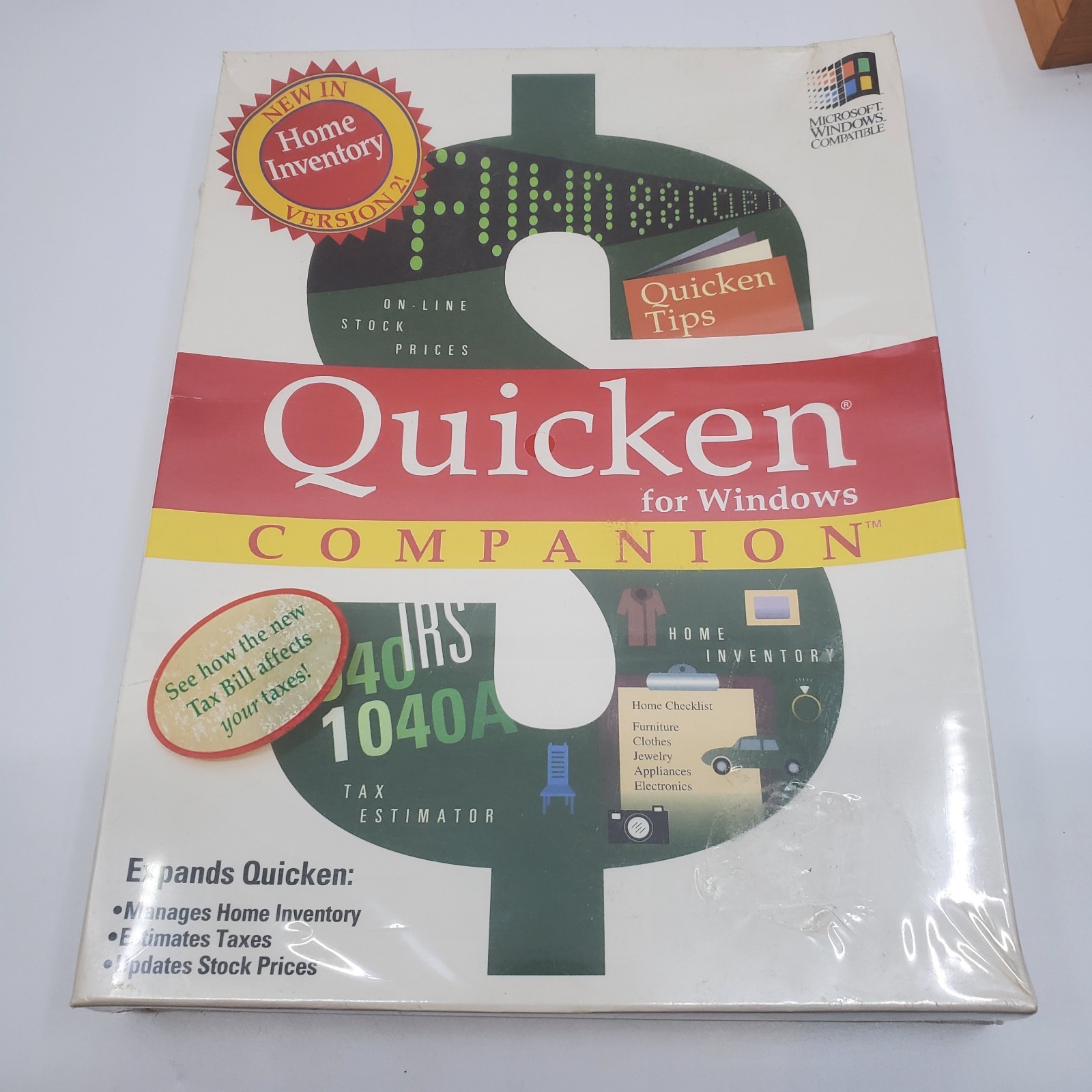 Intuit Quicken Version 2 for Windows - Companion - Brand New Sealed