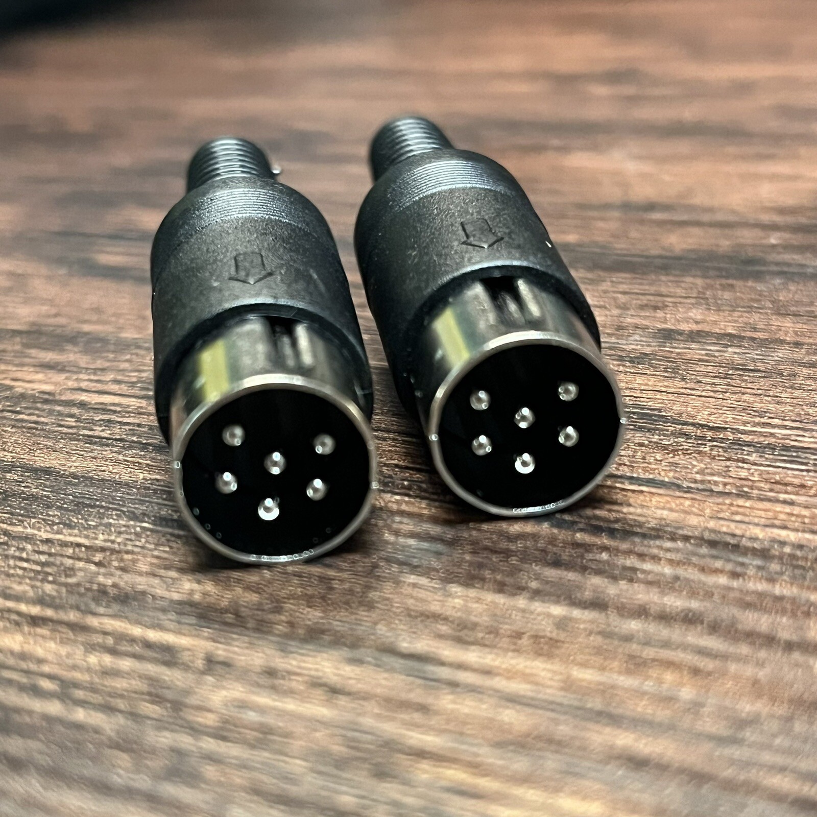 DIN6 Connector Lot of 2 For C64 Commodore 64 IEC/Serial Port