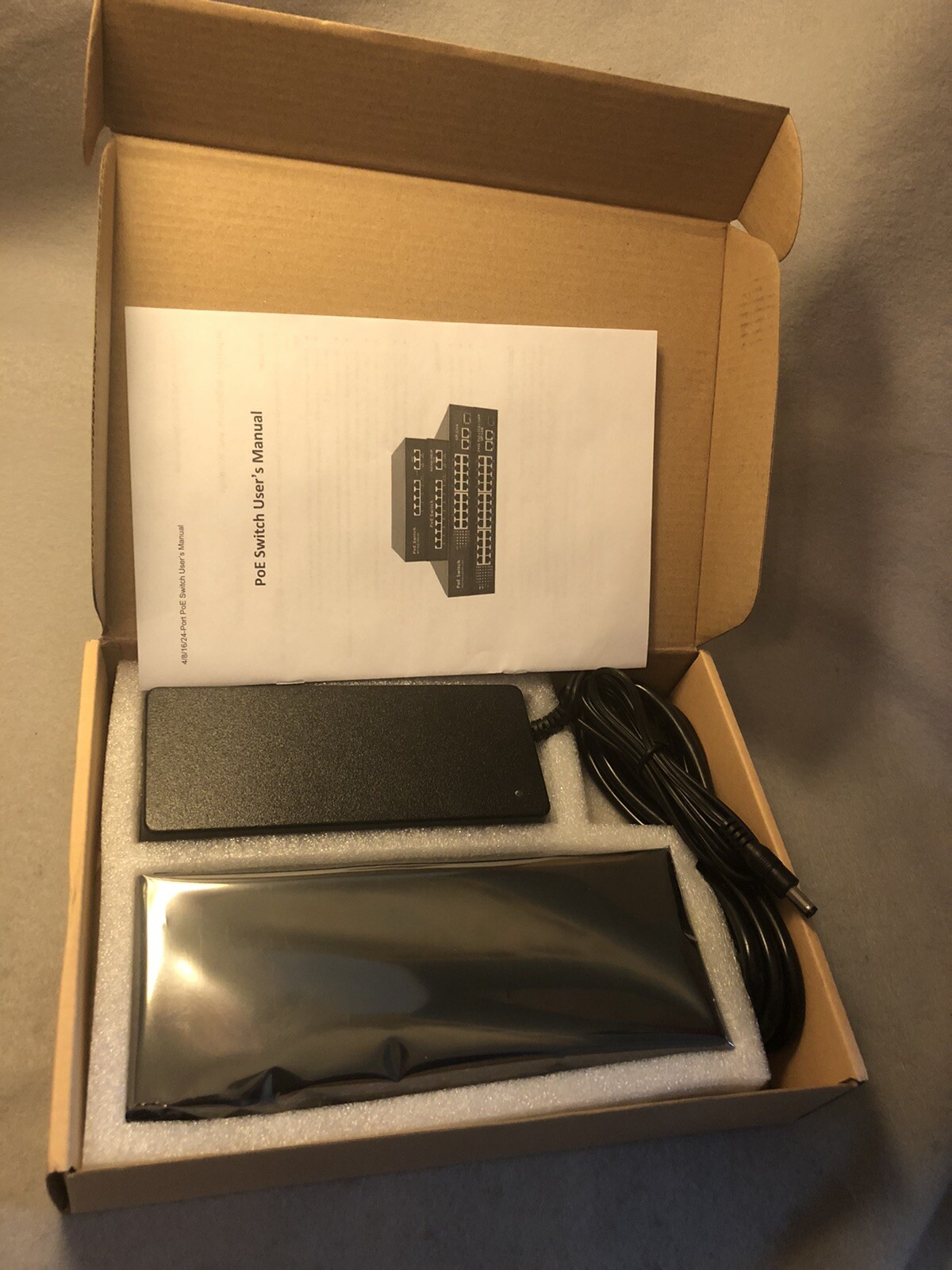 8-Port PoE Power Over Ethernet Switch New Specs In Photos