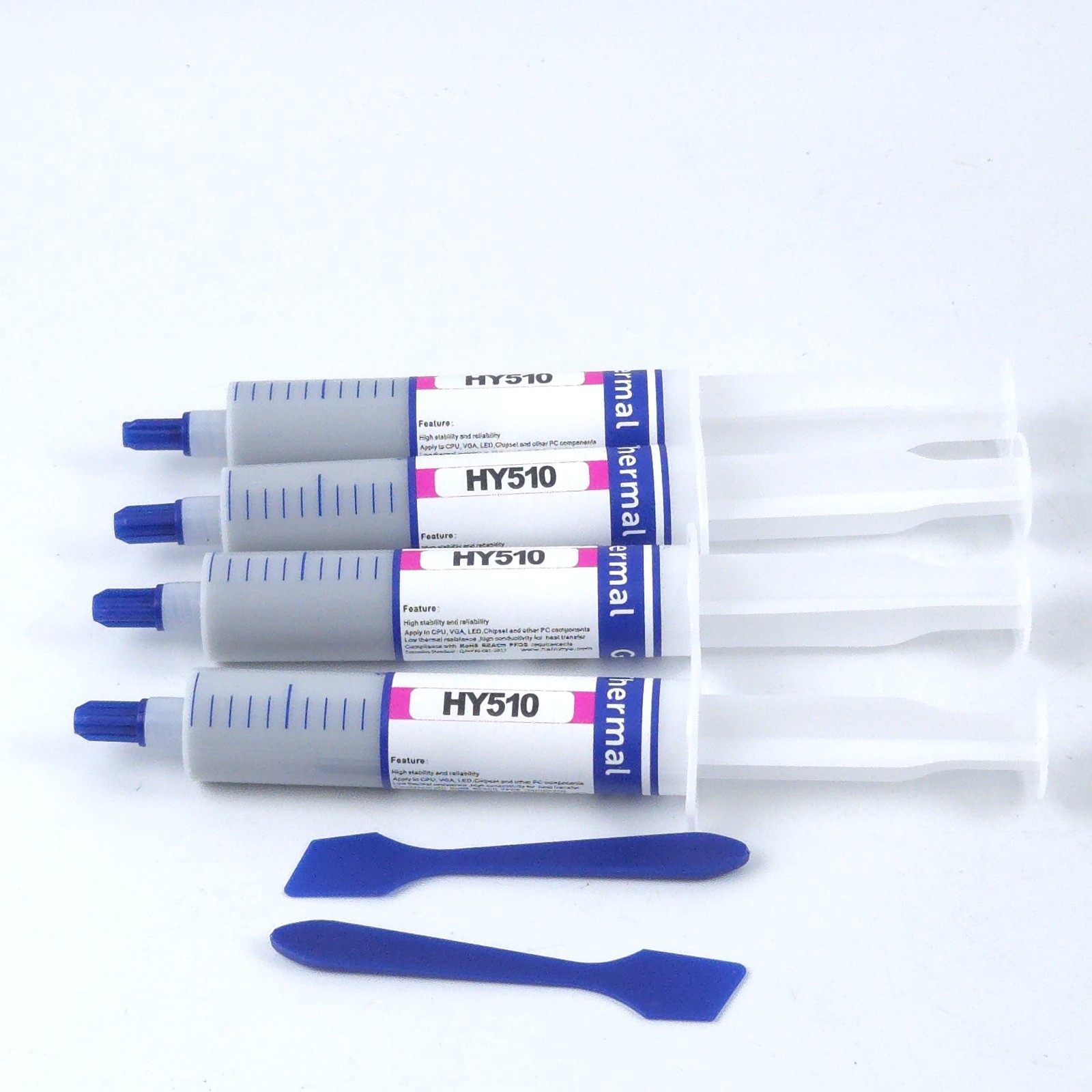 4x 30g Syringe GRAY COOLING Thermal Grease Silicone Paste GPU CPU VGA Chipset 
