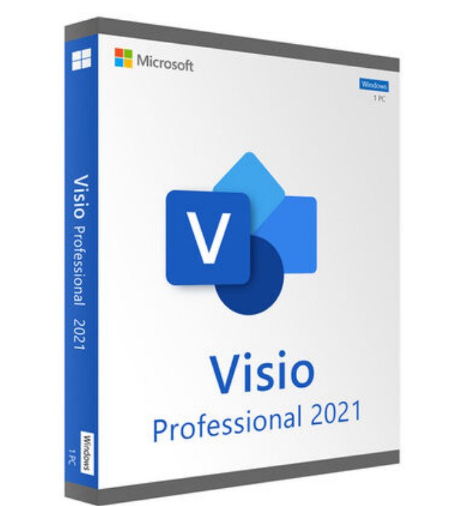 Microsoft Visio Professional 2021- USB Retail Package - Brand New Factory Sealed