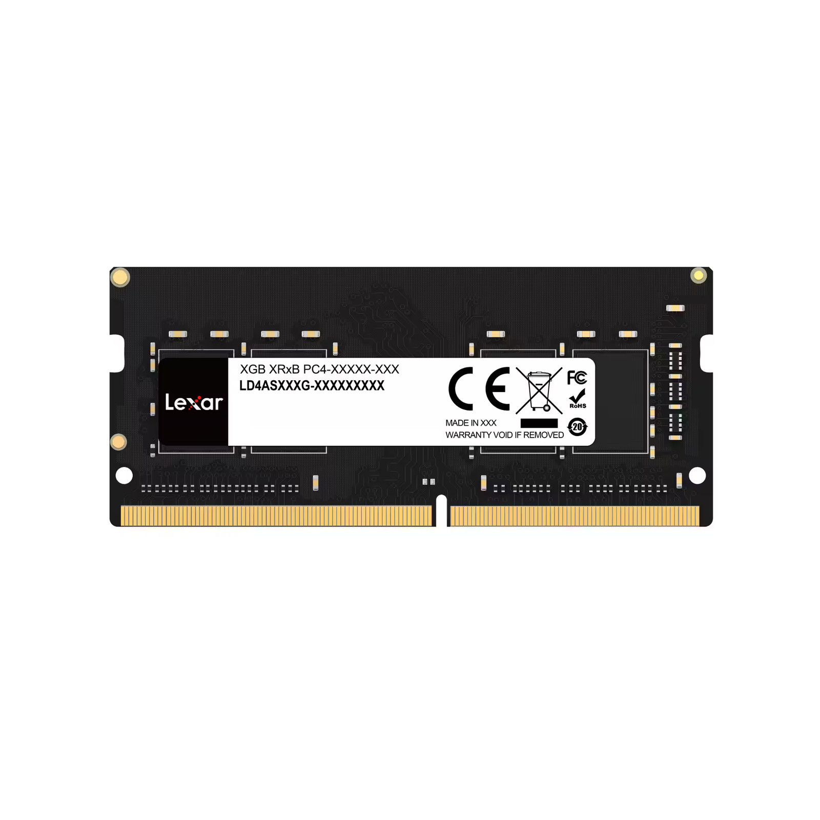 Lexar - 16GB (1x16GB) DDR4 SODIMM RAM 3200MT/s (Compatible with 2933MT/s, 266...