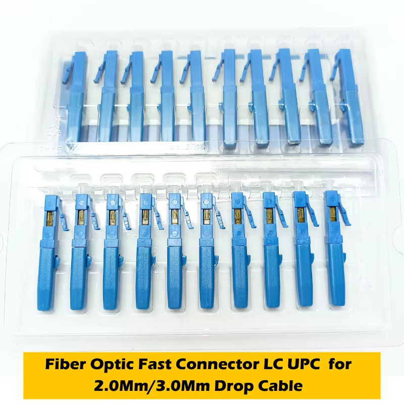 Fiber Optic Fast Connector LC UPC Quick Cold Connection Fiber Adapter 2.0/3.0Cab