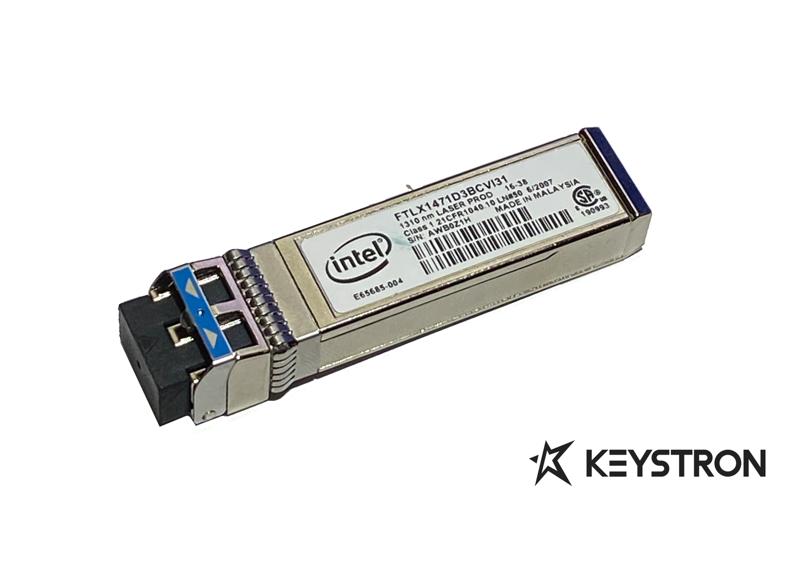 Intel E10GSFPLR FTLX1471D3BCVI31 E65685-004 Ethernet SFP+ LR 1G/10G DUAL RATE