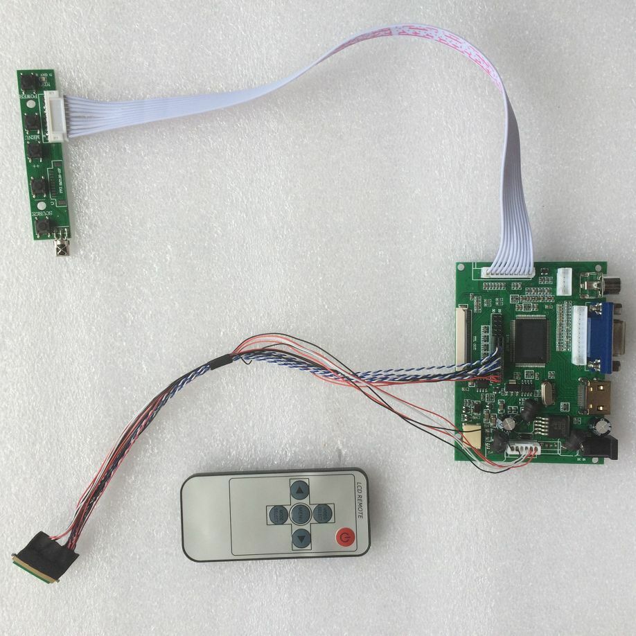 HDMI VGA 2AV LCD LED Controller Board kit for HSD101PFW2 1024X600 Panel Screen