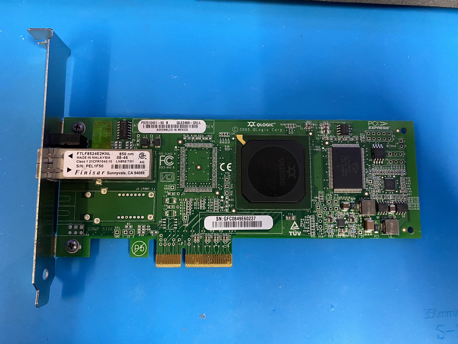 QLogic PX2510401-60 PCI-e 4GB/s (QLE2460) FIBRE CHANNEL HBA CARD