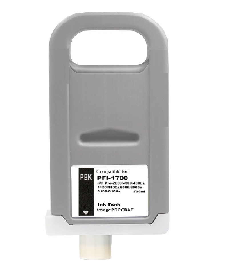 PFI-1700  PBK Black Ink Cartridge for IPF Pro 4000s 4100s 6000s 6100s 6000 6100