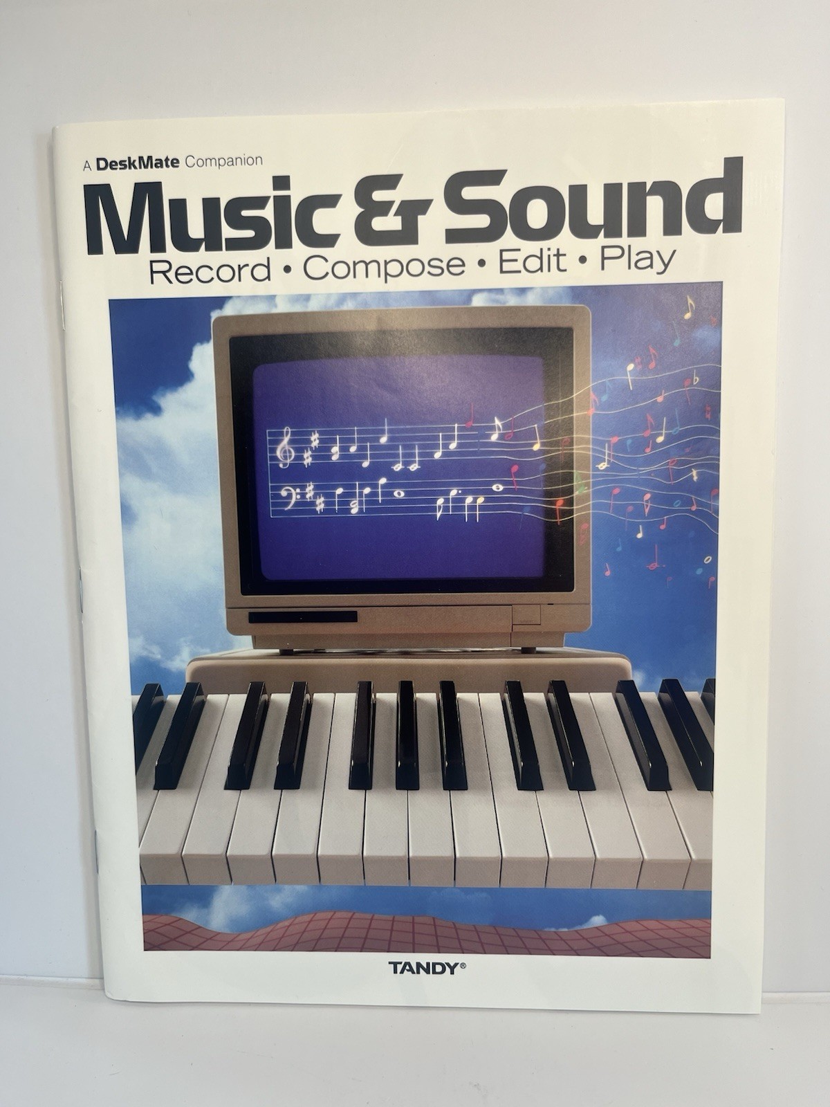 Tandy Music & Sound Manual Deskmate Companion VTG 1988