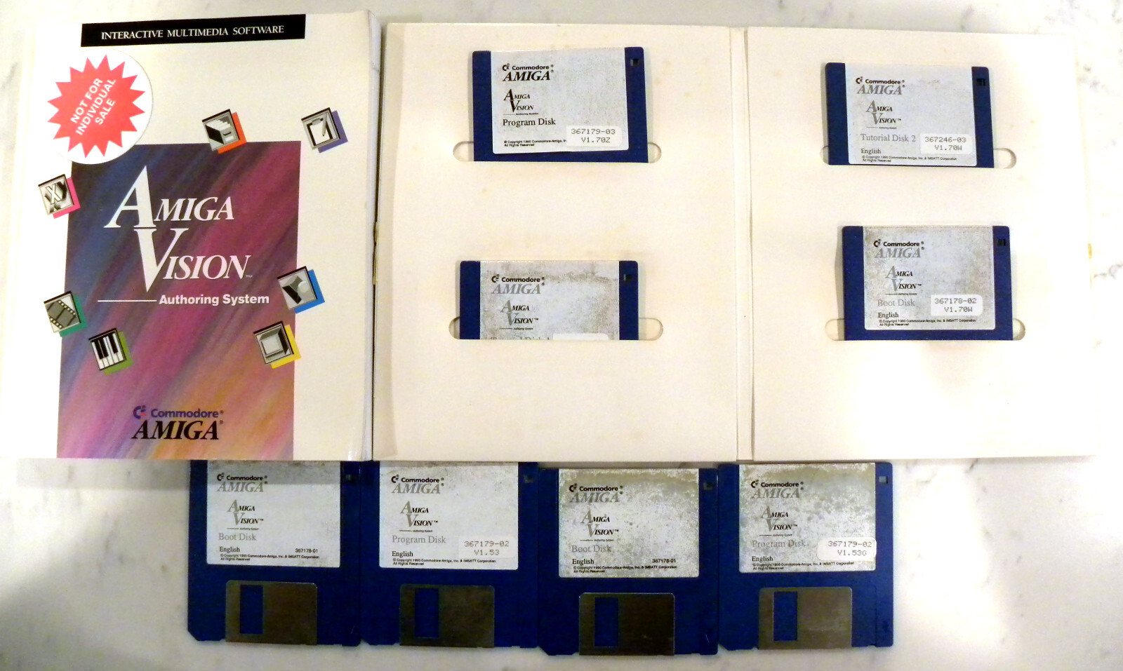 AMIGA VISION Authoring System Software Manual 1000/3000/4000/1200/2000/1200/600
