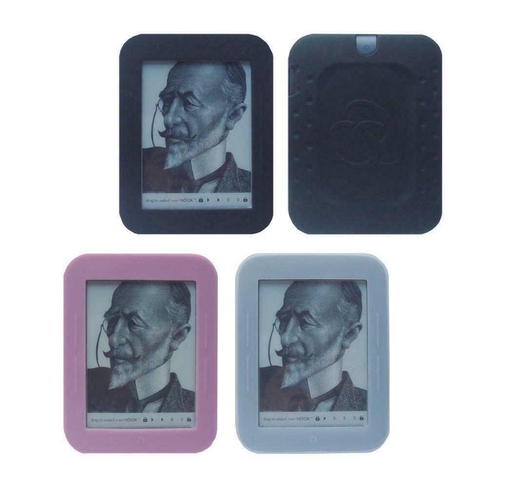 for Barnes Noble Nook Simple Touch GlowLight BNRV300 Soft Rubber Skin Cover Case