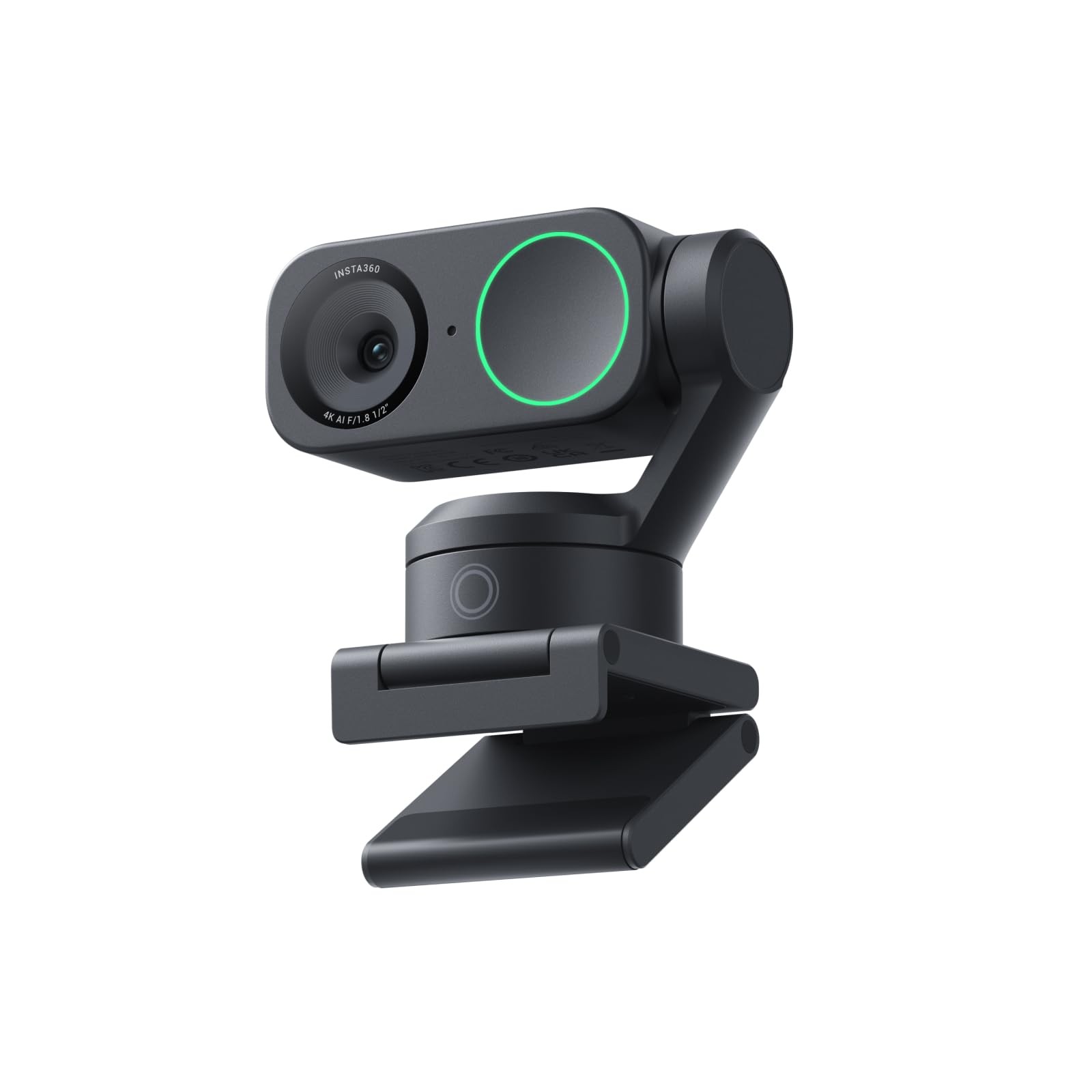 Insta360 Link 2 PTZ Dual Axis Gimbal AI-Powered 4K Webcam with 1/2" Sensor for