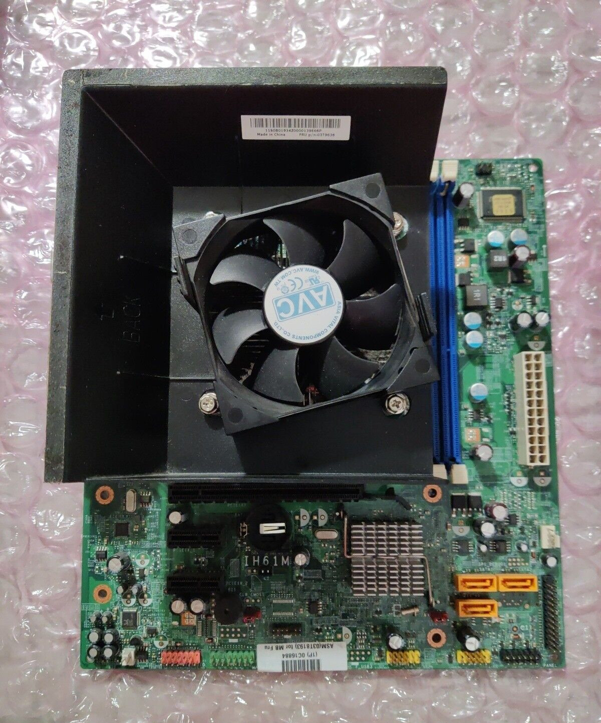 IBM Lenovo ASM 03T8193 for MB Fru ThinkCentre M72e Motherboard  w/ CPU & Cooler