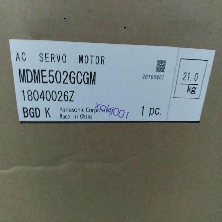 1PC New Panasonic MDME502GCG AC Servo Motor DHL/FedEx