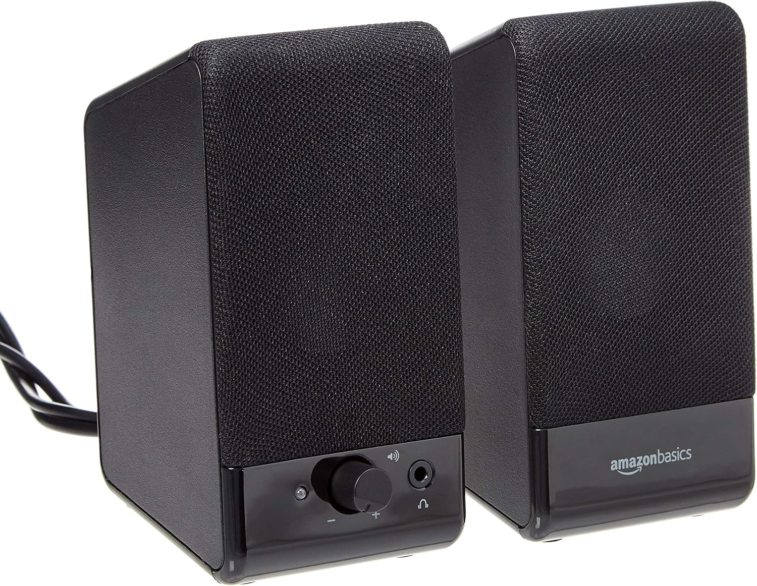 Amazon Basics U213 Basics USB-Powered Computer Speakers with Volume Control for