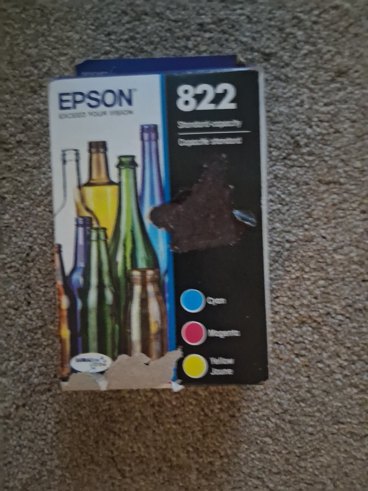 Epson 822 DURABrite Ultra Color Ink Cartridge Combo Pack (Cyan, Magenta, Yellow)