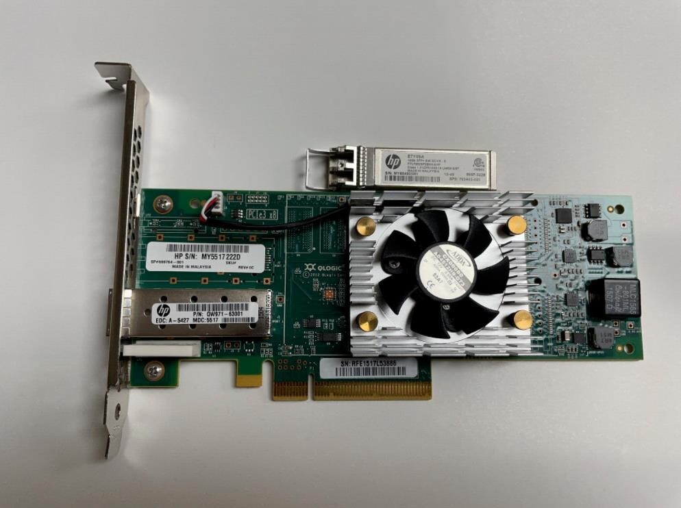 HP StoreFabric 16GB 1Port PCI-e Fibre Channel Host Bus Adapter - QW971-63001+SFP
