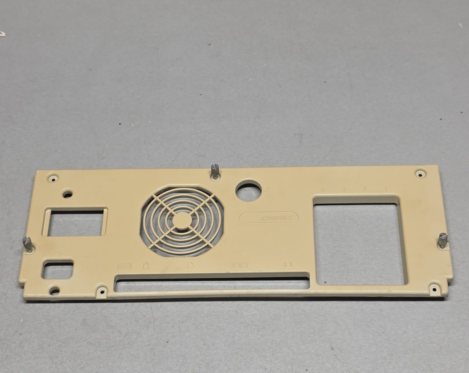 Compaq Deskpro 286e Vintage PC Rear Case Bezel Faceplate Only