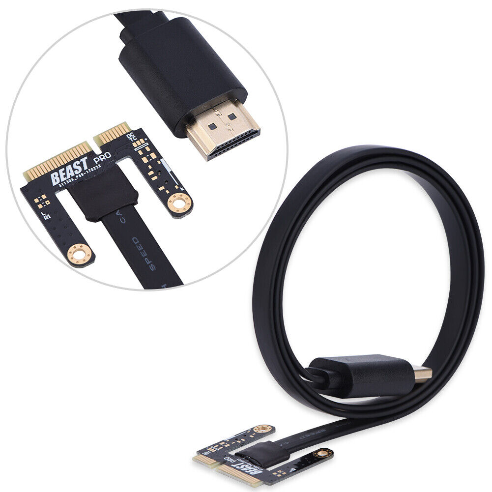 EXP GDC Beast To Mini PCI-E Cable Length 70cm/27.56inch Mini PCI-E Cable Part