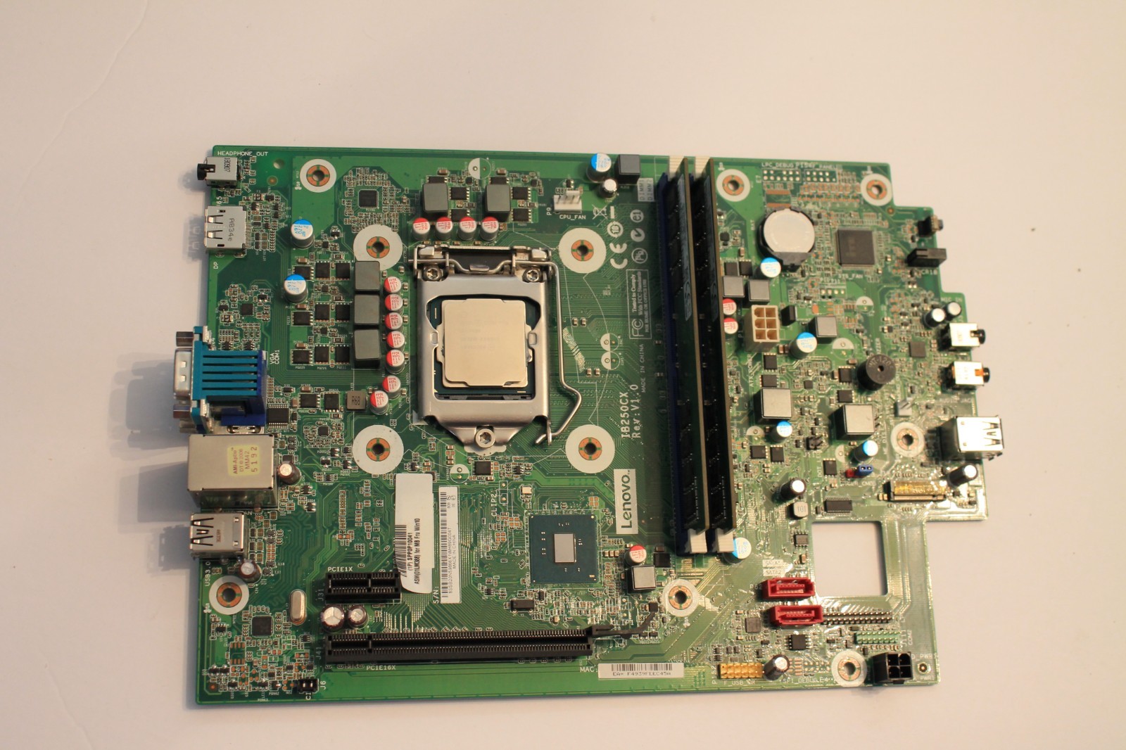 For Lenovo ThinkCentre M710e Desktop Motherboard IB250CX 8GB Ram, i5-7400
