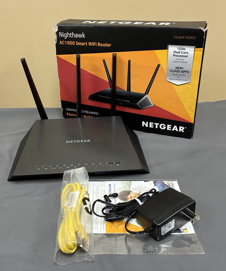 NETGEAR R6900-200NAS Nighthawk Ac1900 Smart WiFi Router Gaming Streaming