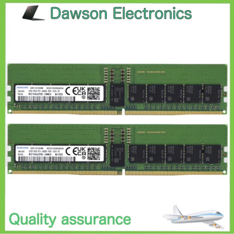 Samsung 64GB (2X32GB) DDR5 5600MHz PC5-44800 RDIMM Memory RAM (M321R4GA3PB0-CWM)