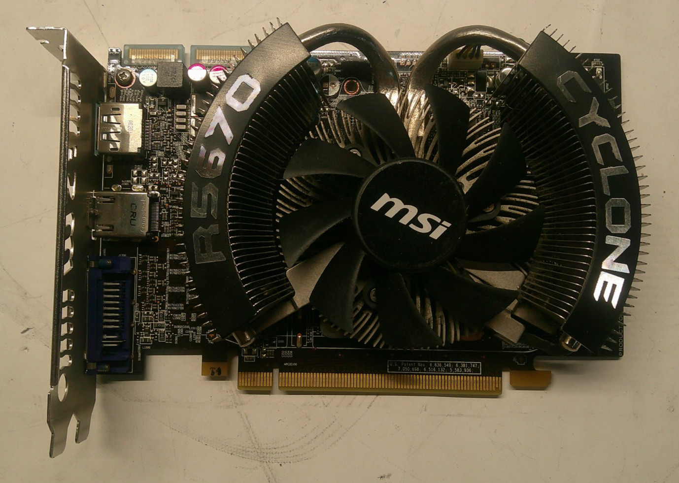 MSI R5670 Cyclone 1GB GDDR5 PCIe 2.1 x16 HDMI Display Port DVI
